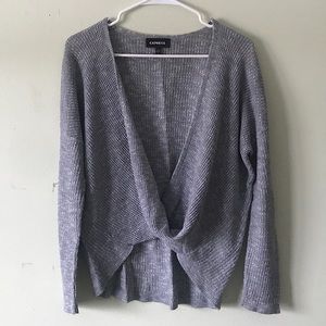 Express twisted-front sweater